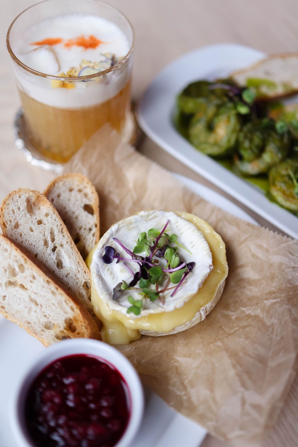 Baked Brie with Cranberries