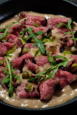 Beef Stroganoff (Tender Beef in Creamy Mushroom Sauce)