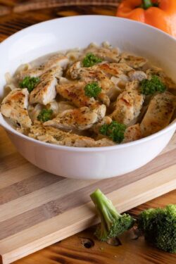 Cheesy Chicken Broccoli Rice Casserole (No Canned Soup)