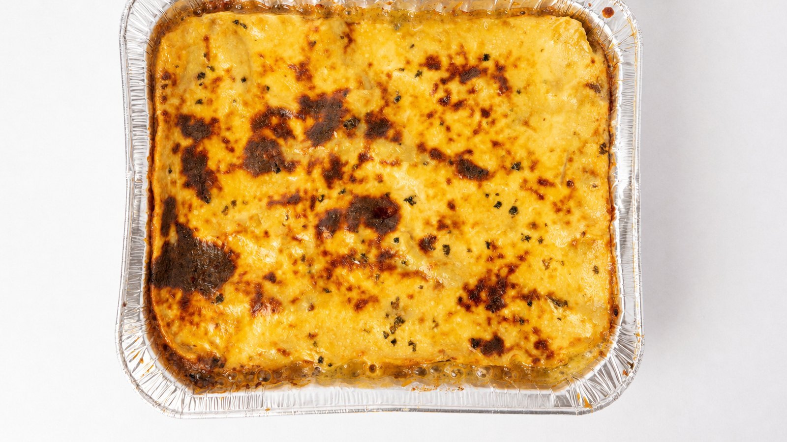 Chicken Enchilada Casserole: Cover loosely with foil and bake for 20 minutes. Uncover and bake 10 to 15 minutes more until bubbling at the