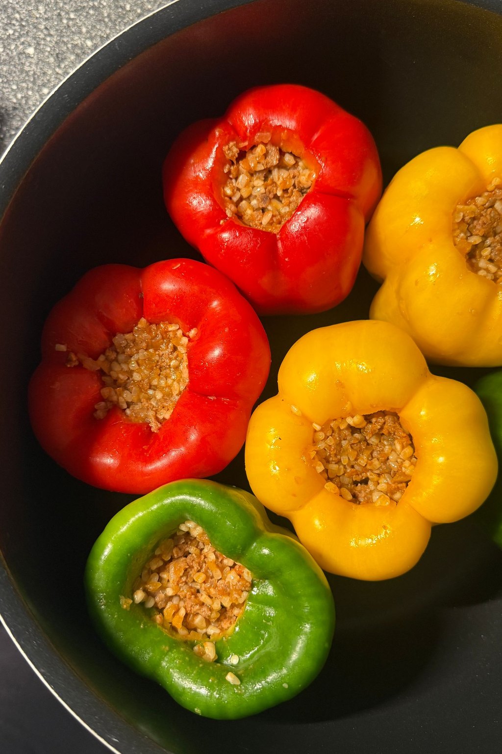 Chili Stuffed Peppers