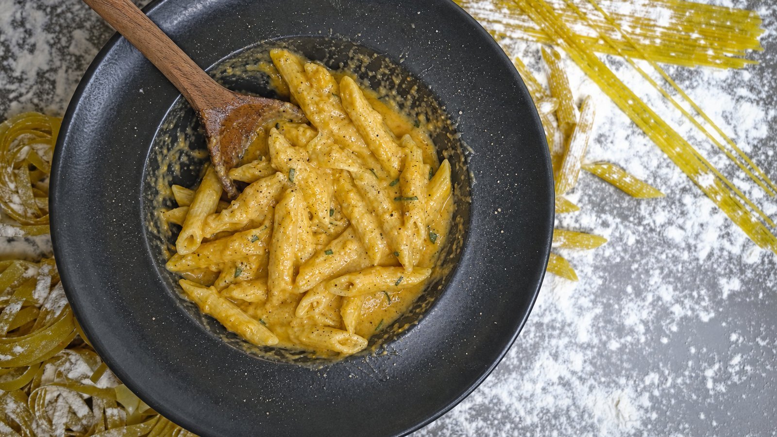 Pumpkin Pasta with Brown Butter and Sage: Reduce the heat to low and stir in the Parmesan until melted. Taste and adjust the salt
