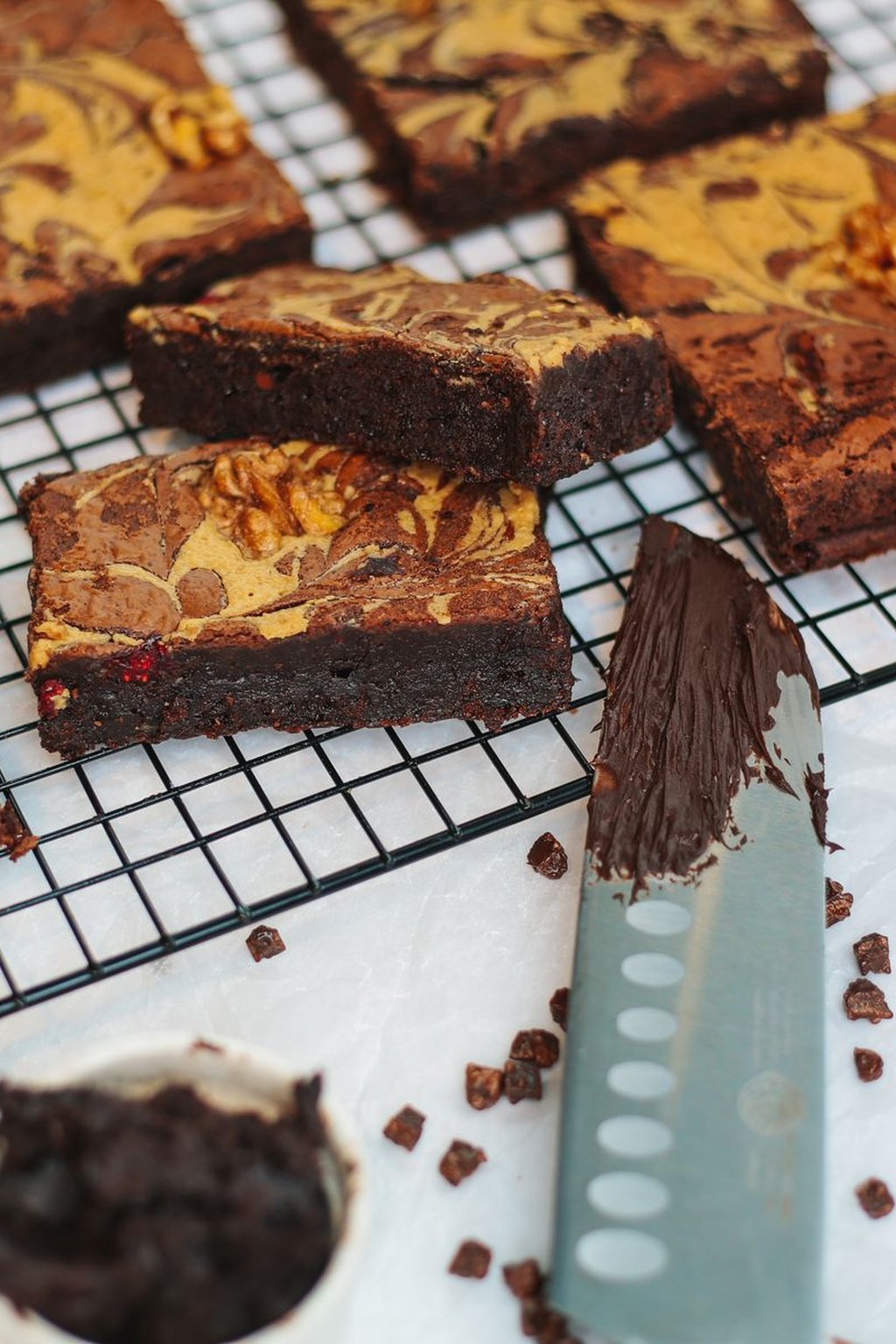 Pumpkin Swirl Brownies