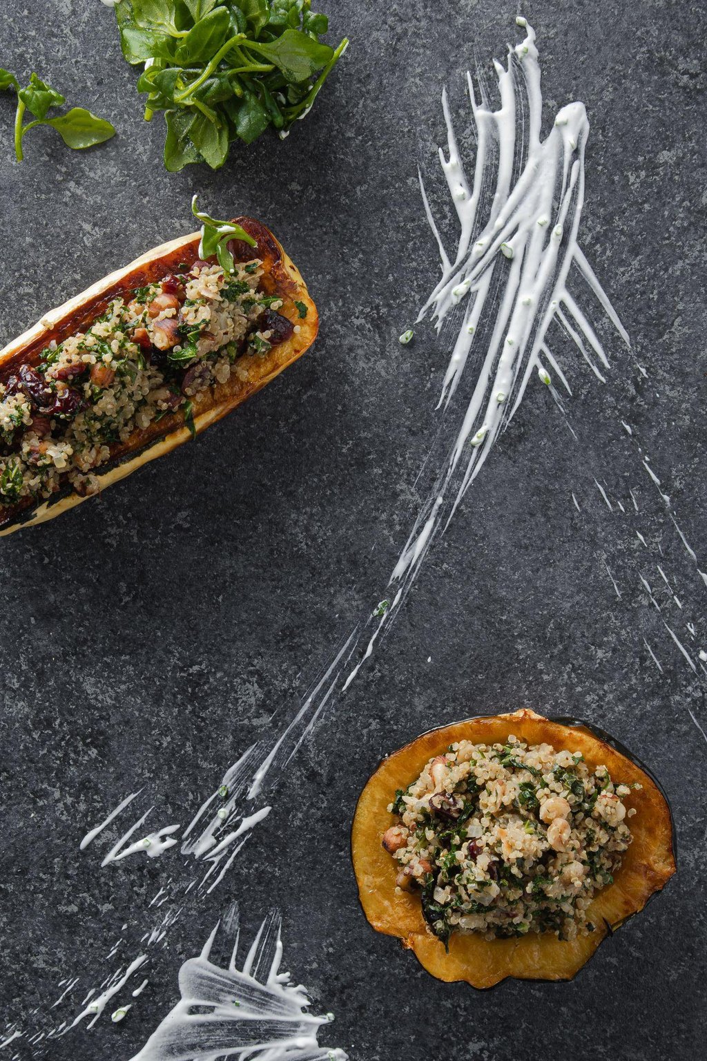 Sausage Stuffed Acorn Squash