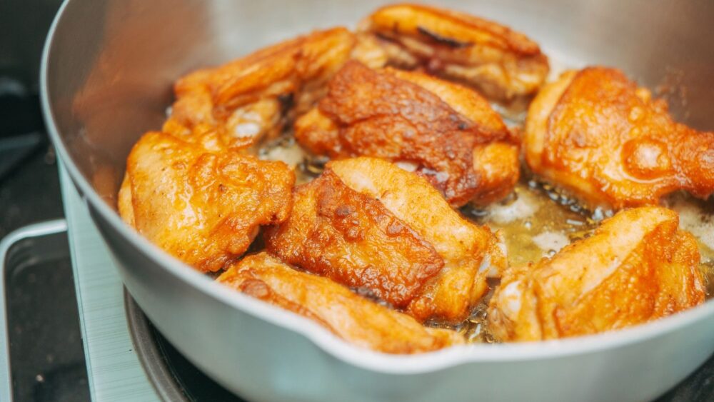 Sheet Pan Chicken Thighs with Root Vegetables (Crispy Skin, One Pan)