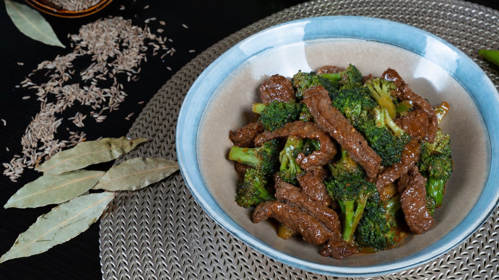 Slow Cooker Beef and Broccoli, plated and ready to serve