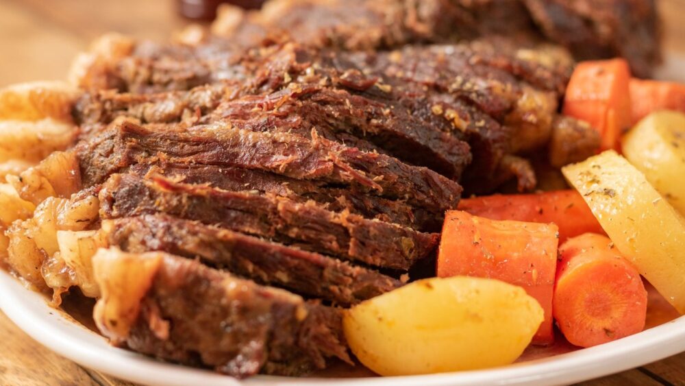 Slow Cooker Pot Roast with Root Vegetables
