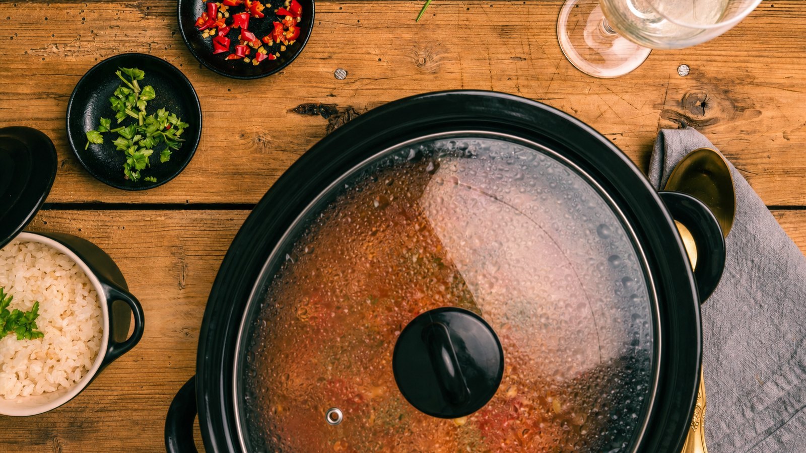 Slow Cooker Turkey Chili: Cover and cook on LOW for 6 to 8 hours or on HIGH for 3 to 4 hours. Do not lift the lid during cooking