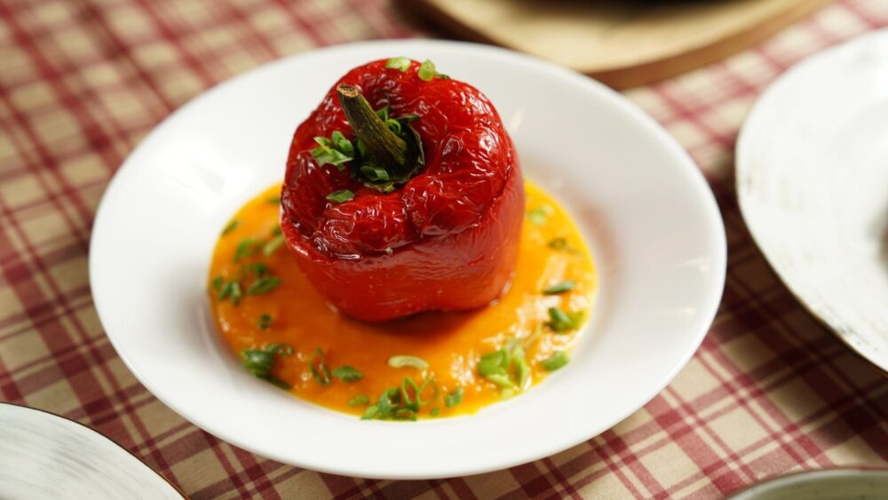 Turkey and Rice Stuffed Peppers