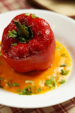 Turkey and Rice Stuffed Peppers